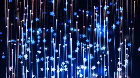 Rising Star Streaks Background Stock Footage 52548029