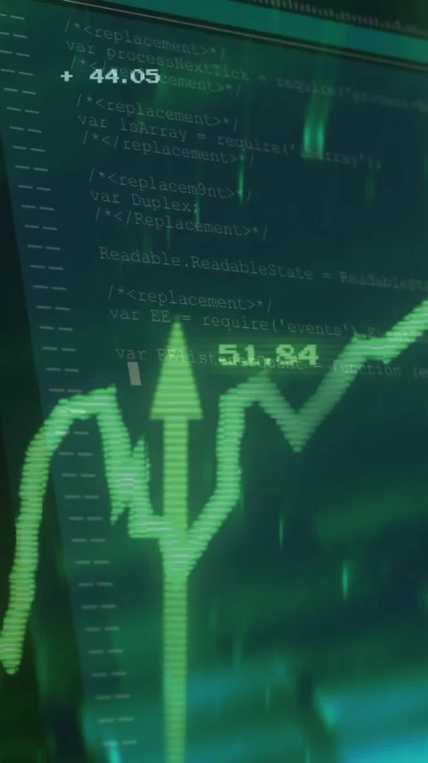 Rising stock market graph with data processing animation over digital screen Stock Footage 344370527