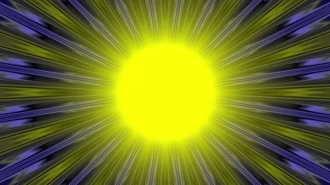 Rising sun in the blue sky Stock Footage 213701034