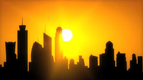 Rising sun Stock Footage 29977458