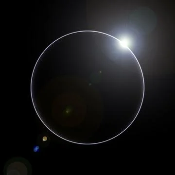 Rising Sun over the planet Stock Illustration