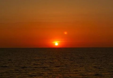 Rising sun Stock Photos