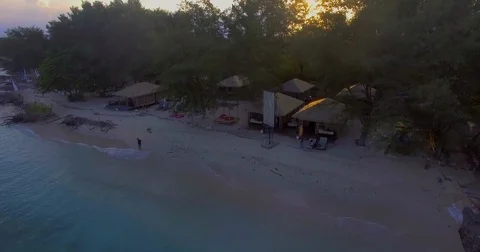 Rising with the sunset Stock Footage 71577028