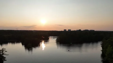 Rising Sunset Stock Footage 342952716
