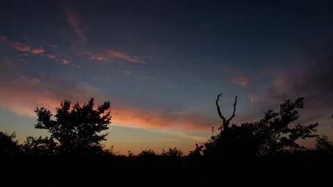 Rising of the sun.Timelapse. Stock Footage 78727060