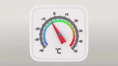 Rising temperature on square thermometer. 動画素材 69257225