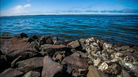 Rising Tide Time Lapse Dolly Stock Footage 32596165