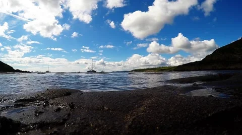 Rising tide time lapse Video stock 58244249