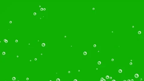 Rising underwater bubbles green screen m... | Stock Video | Pond5