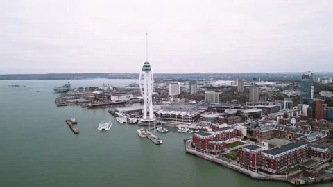 Rising by the Waterfront slow Stock Footage 234926949