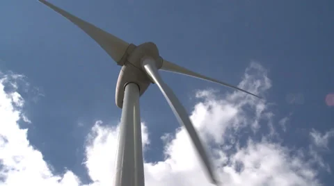 Rising wind power - HD Stock Footage 27879104