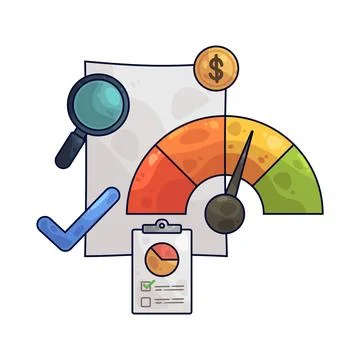 Risk Assessment illustration イラスト素材