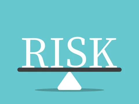 Risk balancing concept Stock Illustration