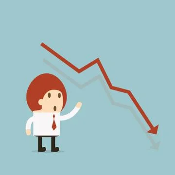 Risk businessman Stock Illustration