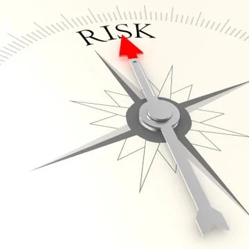 Risk campass Stock Illustration