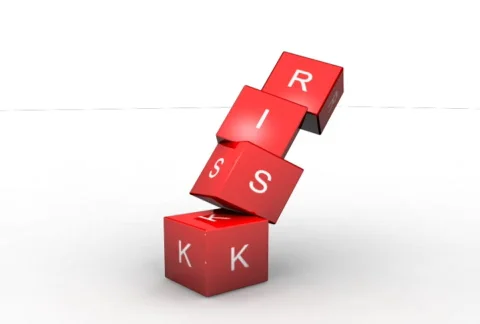 Risk comes tumbling down Video stock 557738