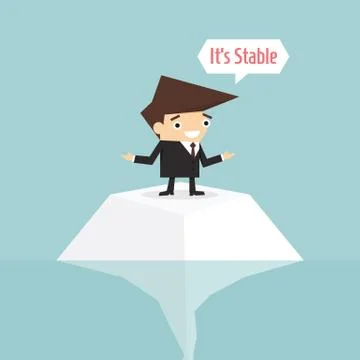 Risk concept Illustrazione stock