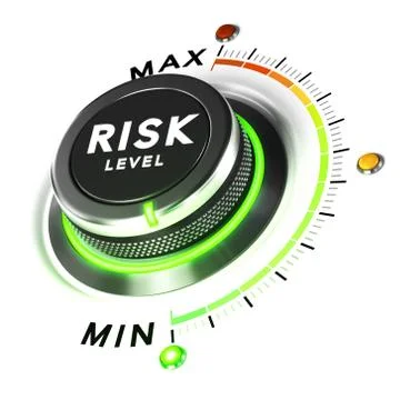 Risk Control, Finance Concept Stockillustratie