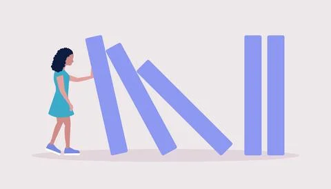 Risk, crisis concept Stock Illustration