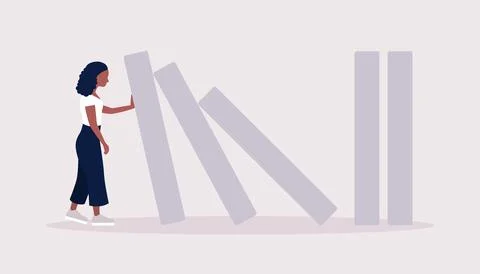 Risk, crisis concept Stock Illustration