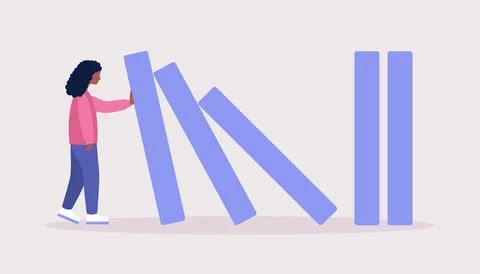 Risk, crisis concept Stock Illustration
