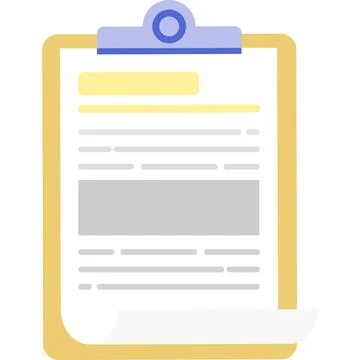 Risk data document icon report checklist vector Illustrazione stock