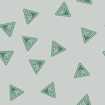 Risk esg glyph vector seamless pattern Stock Illustration