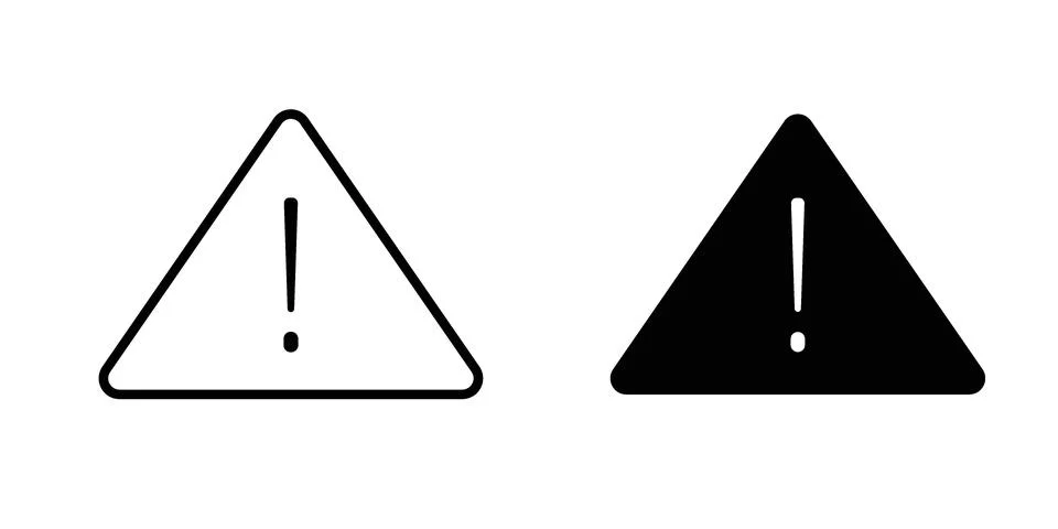 Risk icon for design projects and web UI Stock Illustration