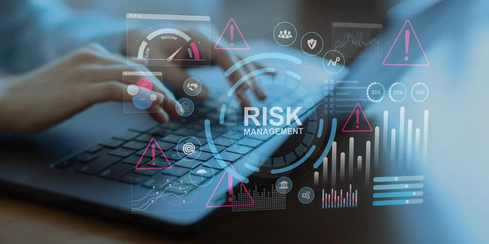 Risk Management and Data-Driven Decision Making in Financial Systems. Foto stock