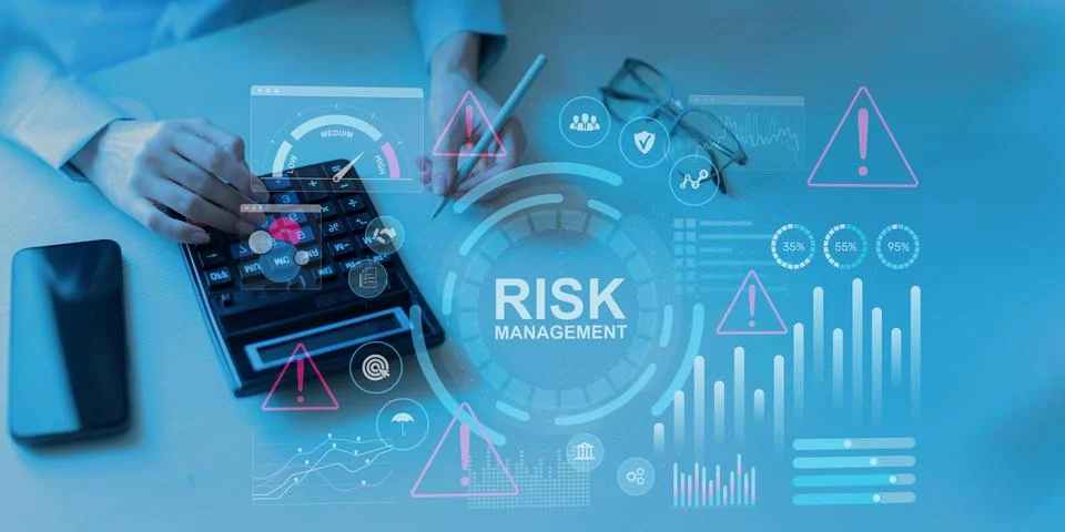 Risk Management and Data-Driven Decision Making in Financial Systems. Stock Photos
