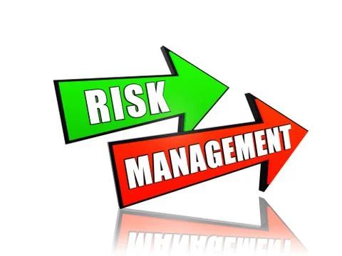 Risk management in arrows Stock Illustration