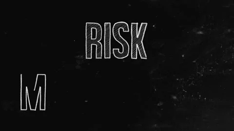 Risk Management concept written on blackboard. Stock Footage 146944344