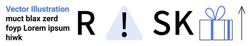 Risk management, decision making, caution, opportunities, reward evaluation,  库存插图