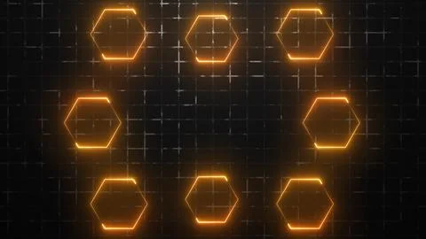 Risk Management Digital Element on a Grid Background. Data Transfer Network.. Illustrazione stock