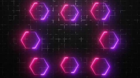 Risk Management Digital Element on a Grid Background. Data Transfer Network.. Illustrazione stock
