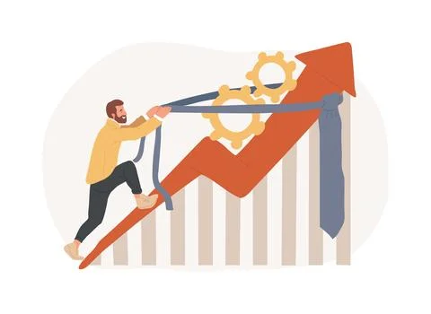 Risk management isolated concept vector illustration. Ilustración de archivo