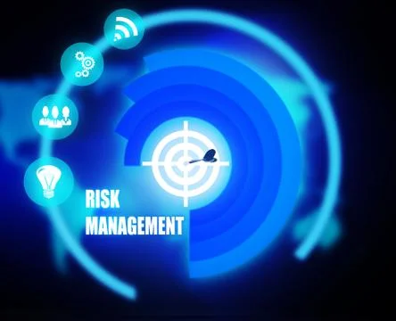 Risk Management plan concept Stock Illustration