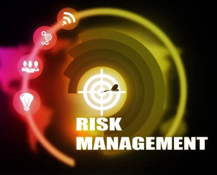 Risk Management plan concept Stock Illustration