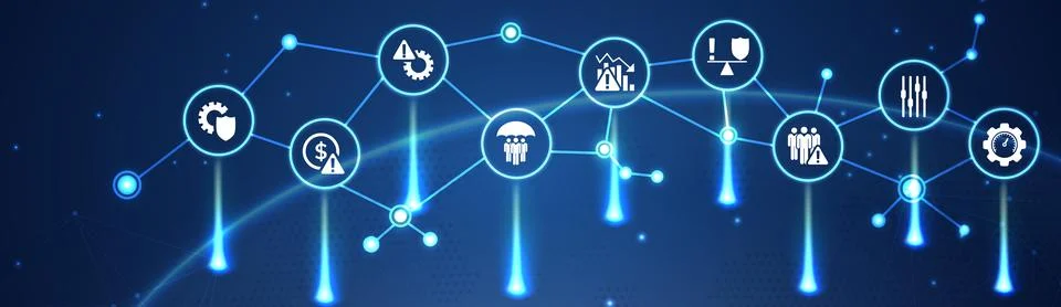 Risk management vector illustration. Stock-Illustration