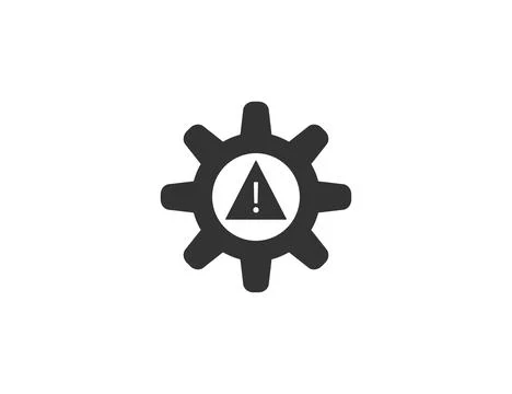 Risk management, warning icon. Vector illustration. 스톡 일러스트