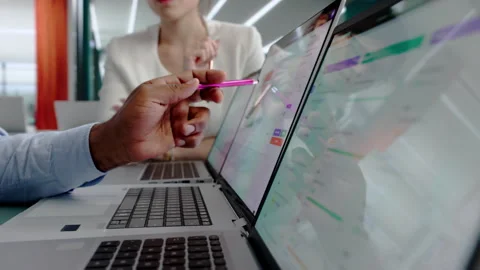 Risk Manager And Analyst Discussing Operational Strategy Stock Footage 341004156