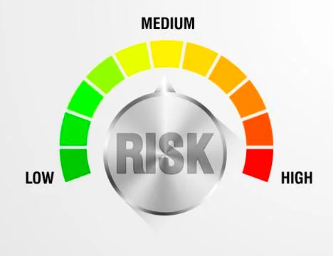 Risk Meter Stock Illustration