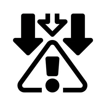 Risk Mitigation Plan Line Icon, Outline Symbol for Threat Reduction, Busine.. Stock Illustration