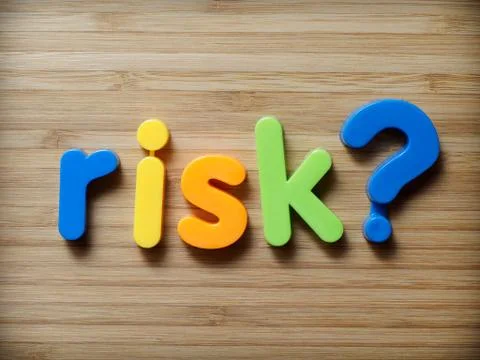 Risk question concept Stock Photos