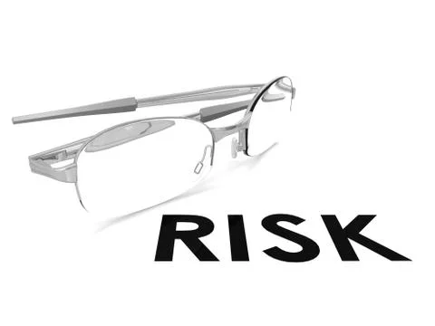 Risk spectacle Stock Illustration