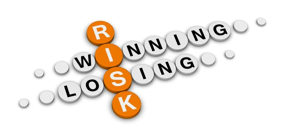 Risk win or lose 스톡 일러스트