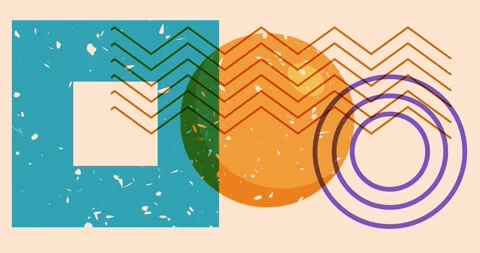 Risograph backdrop animation Stock Footage 305522103