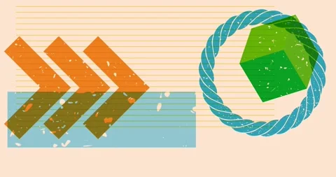 Risograph backdrop Stock Footage 305522108