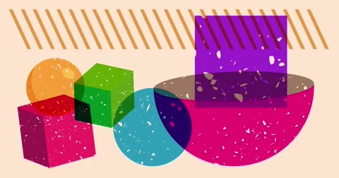 Risograph backdrop video Stock Footage 305522106