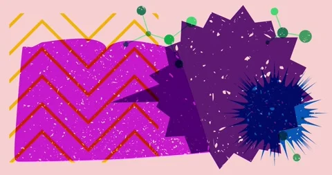 Risograph book with speech bubble animation Stock Footage 249230051